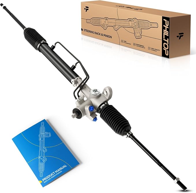 PHILTOP Power Steering Rack and Pinion for 93-98 Golf, 93-99 Jetta | 95-02 Cabrio, 92-94 Corrado No.1H0422803B, 1H0422803A, 1H0422803D, 1H0422803, 1H0422804B, 1H0422804A, 1H1422061C, 1H0422804