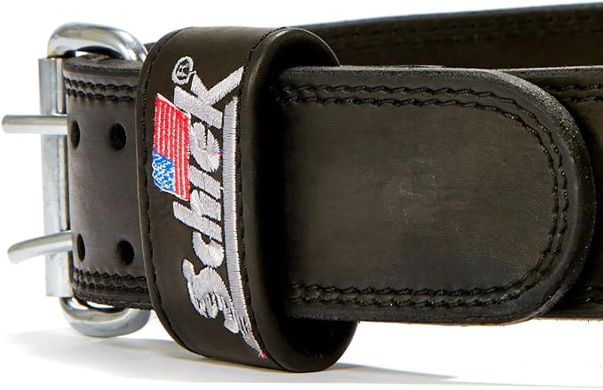 Schiek Jay Cutler Signature Leather Belt - Comfortable Weight Lifting Belt