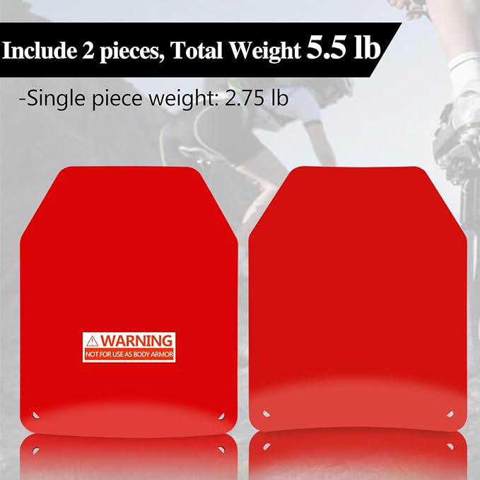 Weight Vest Plate Curved Weighted Plates for Weight Vest 5.5lb/11lb per Pairs for Running, Strength Training
