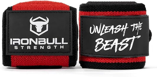 Powerlifting Wrist Wraps for Weightlifting & Bench Press - IPF Approved Heavy Duty Wrist Straps for Powerlifting, Bodybuilding & Strength Training - Competition Grade Support