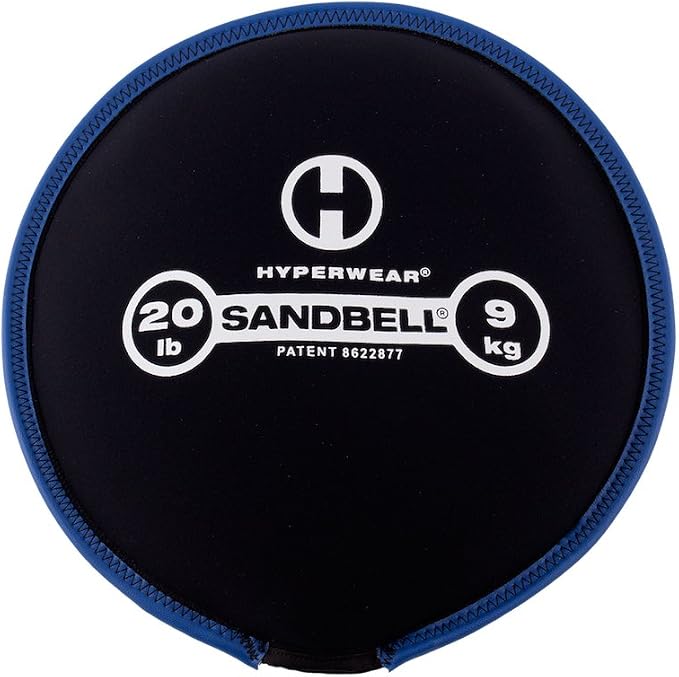 HYPERWEAR SandBell® Soft Sandbag Weight (2–50 lbs) – Pre-Filled with Clean USA Sand, Safe Soft Weight for Strength Training, HIIT, Functional Fitness, Rucking & Home Workouts