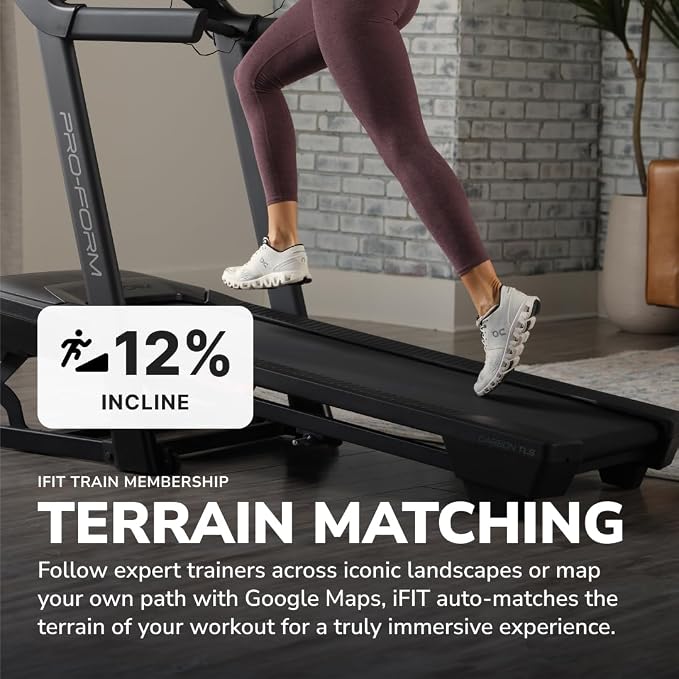 Proform Carbon Treadmills: Treadmills for Walking and Running with Built-in Fan and SpaceSaver Design