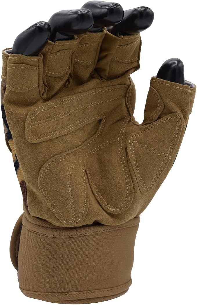 MRX Weightlifting Gloves for Men Workout Gloves Mens Wrist Support Lifting Gloves Male Gym Gloves | Workout Gym Accessories for Men Weight Lifting Fingerless Gym Exercise for Powerlifting