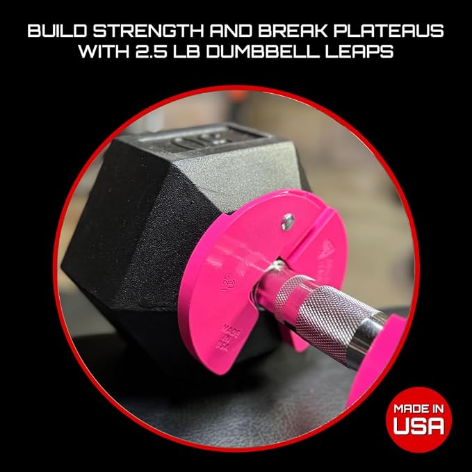 Micro Gainz 1.25LB Dumbbell Fractional Weight Plates, 2-Piece