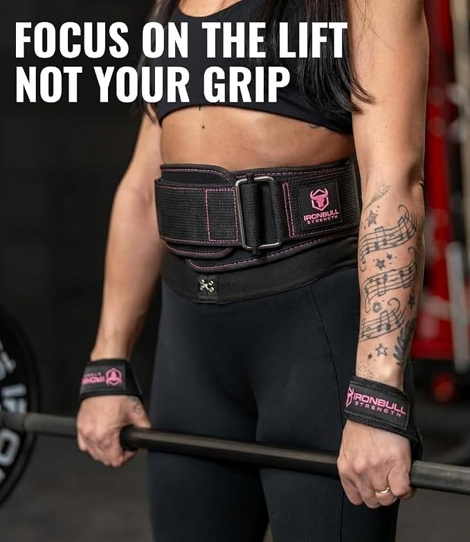 Lifting Wrist Straps for Weightlifting (1 Pair) – Padded Lifting Straps for Deadlifts, Powerlifting, Strength Training & Bodybuilding – Gym Straps for Men & Women
