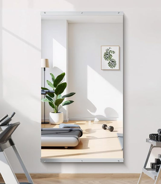 Home Gym Mirror Wall Mounted,55x30 Inch,1PCS Full Length Mirror