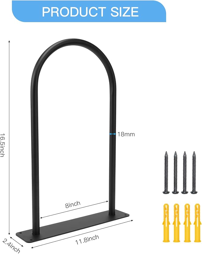 Medicine Ball Rack - Wall Mount Stability Ball Storage Rack(2 Black)