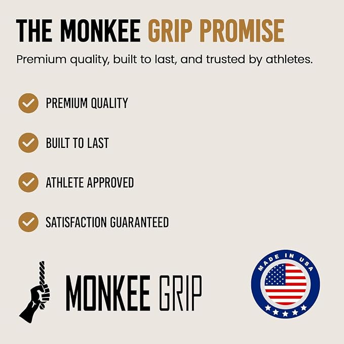 Rope Grips Cotton Black (Pair) Pull-up, Grip Strength,
