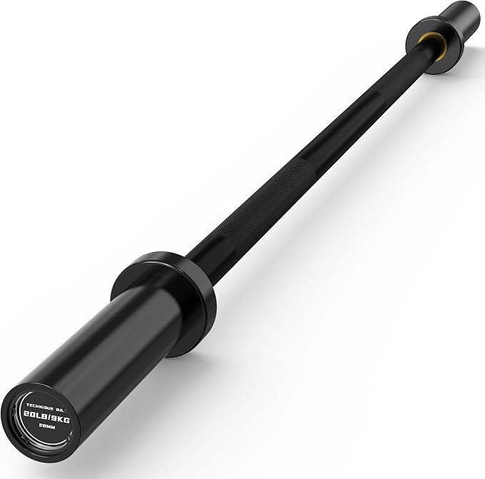 HANDBODE Olympic Barbell, 4FT, 5FT, 6FT & 7FT Weight Bar, Multiple Options | 2-Inch Needle Bearings, Hard Chrome Coating, Knurled Grip, Powerlifting, Bench Press, Deadlift, Squat, Hip Thrusts And Cleans