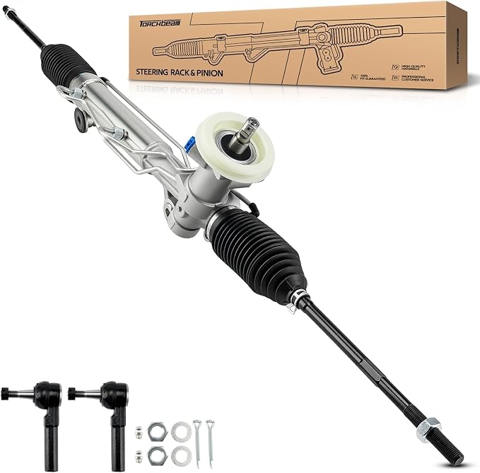 Torchbeam Hydraulic Steering Rack & Pinion Kit Fit for 1997 Century, 1998-2002 Century Custom, with Outer Tie Rod Ends, Replaces OEM 22-186