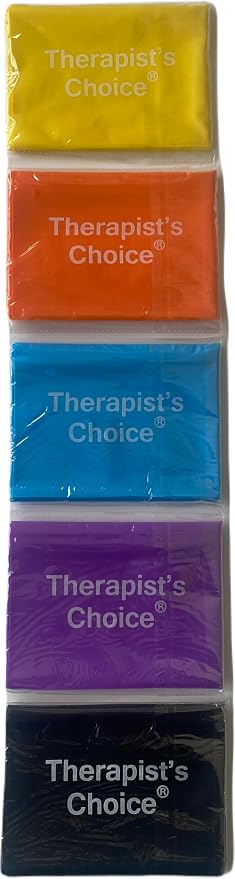 Therapist’s Choice® Professional Non-Latex Resistance Bands for Upper and Lower Body Exercise Workouts, Physical Therapy, Lower Pilates, and Rehab, 25 Yard (75 Feet) Roll Bulk Roll