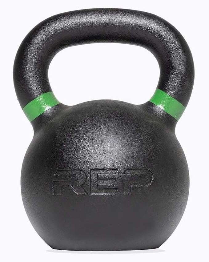 REP Fitness Kettlebell Set and Singles, 4kg to 24kg, 9lb to 53lb Weight Range, Cast Iron, Strength Exercise Training, Home Gym, Power Workout Equipment, Free Weights, Dumbbell Alternative