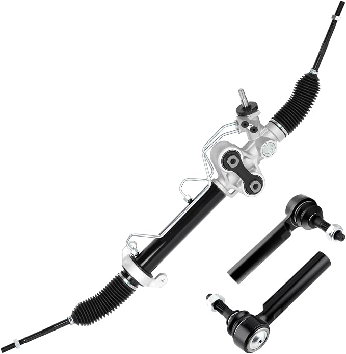 22-1036 Hydraulic Power Steering Rack and Pinion Fit for Chevrolet Silverado 1500, for GMC Sierra 1500 2007-2013 Automotive Replacement Rack & Pinion Assembly with Outer Tie Rod Ends