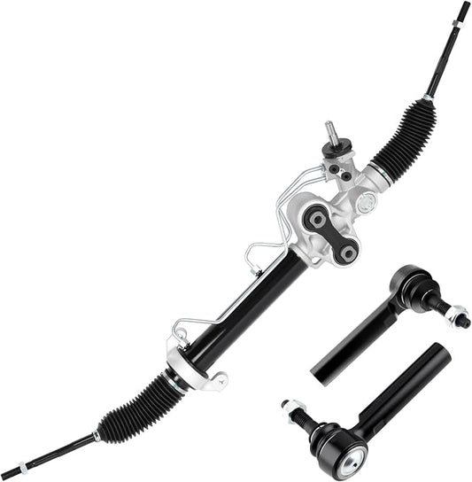 22-1036 Hydraulic Power Steering Rack and Pinion Fit for Chevrolet Silverado 1500, for GMC Sierra 1500 2007-2013 Automotive Replacement Rack & Pinion Assembly with Outer Tie Rod Ends