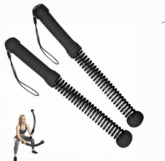 Weighted Ropeless Battle Ropes,Cordless Workout Ropes for Home Gym, Portable Exercise Rope for Strength Building, HIIT and Low-Impact Aerobic Training for Women&Men (Black)