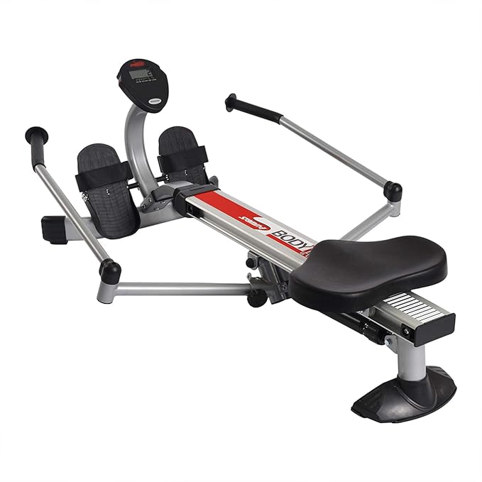 Stamina Hydraulic Rowing Machine, BodyTrac Glider with Cylinder Resistance, 250 Lbs - Home and Gym Exercise Equipment - Ideal for Fitness Training and Body Workout