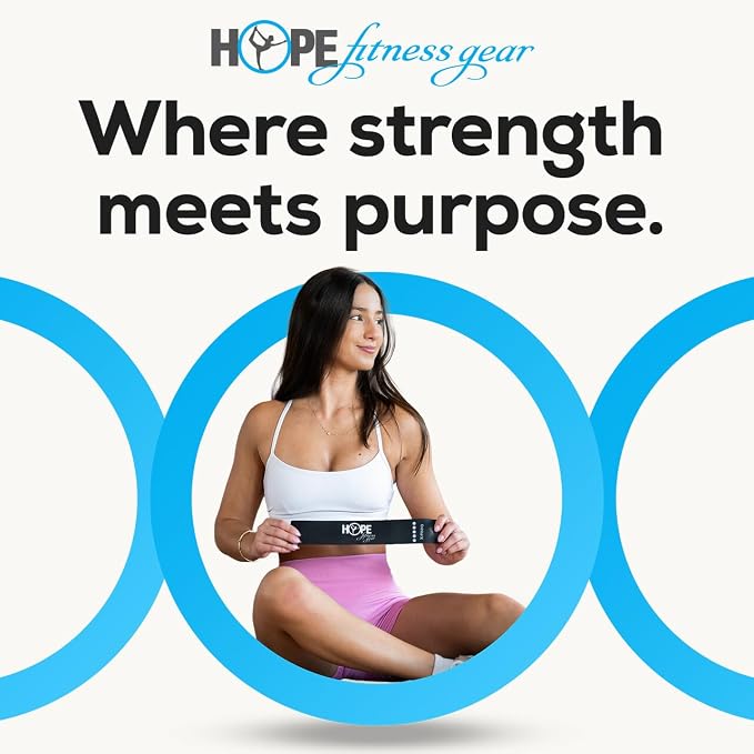 Hope Fitness Gear Large Loop Resistance Band Pull Up Assist & Power Resistance Band for Strength Training, Muscle Building, Mobility, Home Workouts & Travel