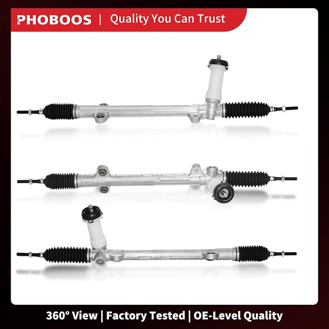 PHOBOOS Manual Steering Rack and Pinion Assembly Compatible with Hyundai Elantra 2008-2012 & Kia Forte 2010-2013, L4 2.0L, New Unit, Leak Resistance, Direct Fit, Ref. 1G-2691【Only for 2.0L】