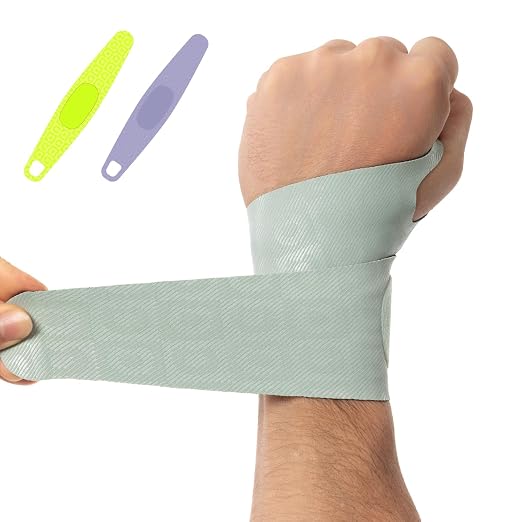 Adjustable Wrist Brace for Pain Relief, Carpal Tunnel & Tendonitis Support – Ergonomic Compression, Breathable & Anti-Slip Design, Fits Left & Right Hand, Ideal for Sports, Gaming & Office Use 2pcs