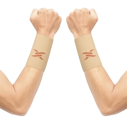 THX4COPPER Compression Wrist Sleeve - Copper Infused Wrist Support for Men &Women-Improve Circulation and Recovery(1 Pair) inch