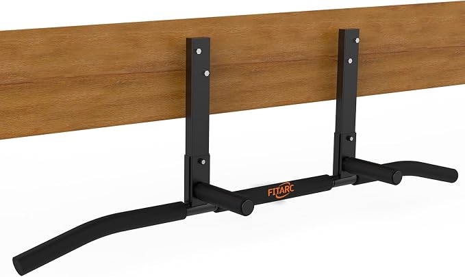 Fitarc Joist Mount Pull Up Bar, Wall Mount Pull Up Bar for Doorway | Home Gym Workout Equipment, Heavy Duty Steel Construction