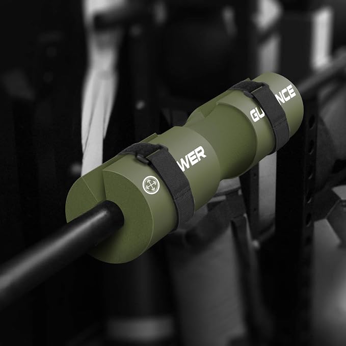 POWER GUIDANCE Barbell Squat Pad - Neck & Shoulder Protective Pad - Great for Squats, Lunges, Hip Thrusts, Weight Lifting & More - Fit Standard and Olympic Bars Perfectly
