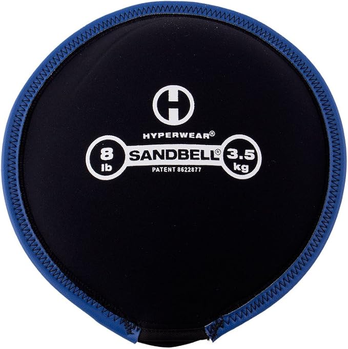 HYPERWEAR SandBell® Soft Sandbag Weight (2–50 lbs) – Pre-Filled with Clean USA Sand, Safe Soft Weight for Strength Training, HIIT, Functional Fitness, Rucking & Home Workouts