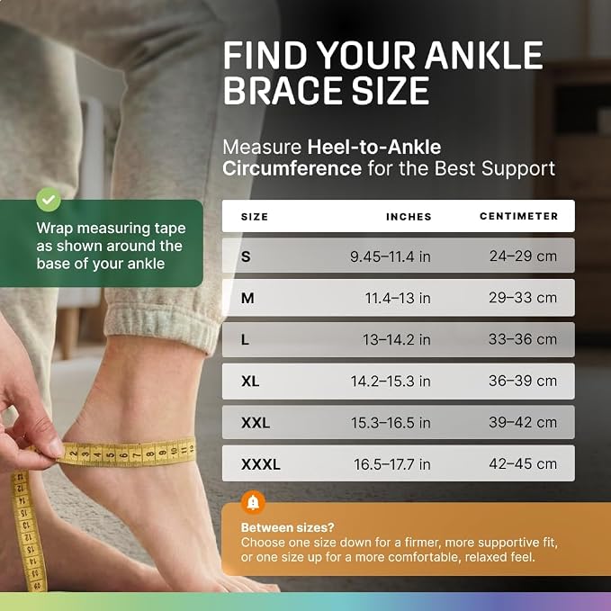Modvel Foot & Ankle Brace Socks for Sprained Ankle Compression Sleeve - Foot Support for Women & Men - Tendonitis & Arthritis Ankle Brace Sports Running, Torn Ligaments & Women Stabilizing Ankle Wrap