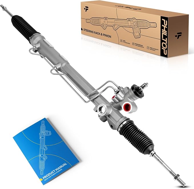 PHILTOP Power Steering Rack & Pinion Assembly for 2003-2008 Grand Marquis, 2003-2007 Crown Victoria, 2003-2007 Town Car Limousine, Hydraulic Power Steering, OEM Replacement 22-249 without EVO
