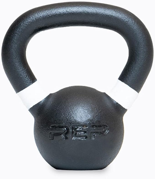 REP Fitness Single Kettlebells Weight Range, Cast Iron, Strength Training, Power Workout Equipment, Home Gym, Free Weights, Dumbbell Alternative, Exercise, Men, Women