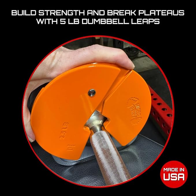 Micro Gainz 2.5LB Dumbbell Fractional Weight Plates, 4-Piece