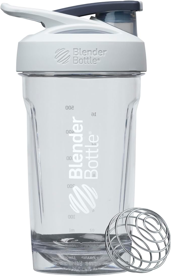 BlenderBottle Sport Flip Tritan Shaker Bottle 24 oz Grey