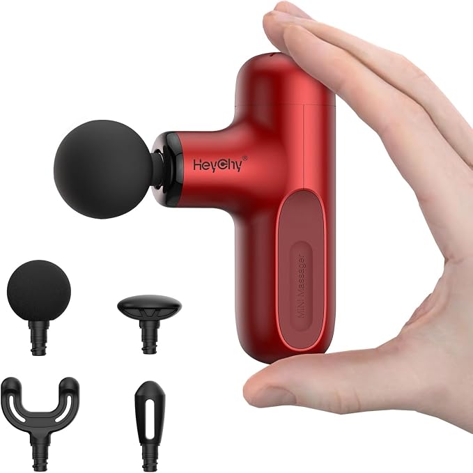 Super Mini Massage Gun, Percussion Deep Tissues Muscle Massager | Compact Sports Travel Massage Gun, Portable Handheld Massager for Her, Home, Athletes, Office