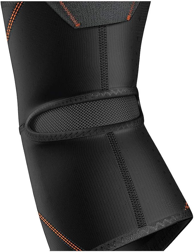 Shock Doctor Elbow Compression Sleeve with Extended Coverage (Black)