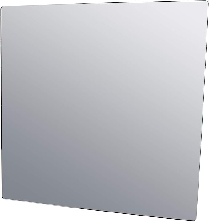 Marketing Holders Acrylic Mirror Sheet 24 x 24 Polished Edge with Film Masking Lightweight Durable Ideal for Home Architectural Design Kids Vanity Gym