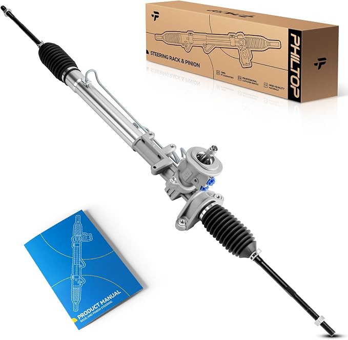 PHILTOP Power Steering Rack and Pinion for Jetta, Beetle, Golf | 1999-2005 Jetta, 1998-2007 Beetle, 1999-2006 Golf Replace No.1J1422061N, 1J1422055AN, 1J0422803B, 1J1422062F, 269004