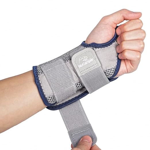 Wrist Brace for Carpal Tunnel Relief, Adjustable Wrist Support Splint Hand Brace for Men Women, Wrist Stabilizer Night Support for Pain Relief,Tendinitis,Arthritis(Left Hand, S/M)