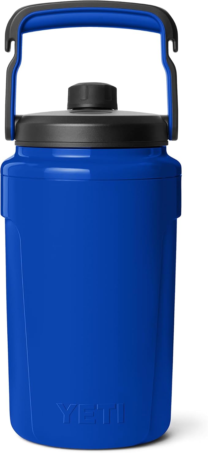 YETI Silo Half Gallon Insulated Chug Cap Water Jug – Leakproof, Lightweight Sports Bottle with Fence Hook Handle – Keeps Drinks Ice-Cold – Ideal for Gym, Sports & Tournaments, Royal Blue