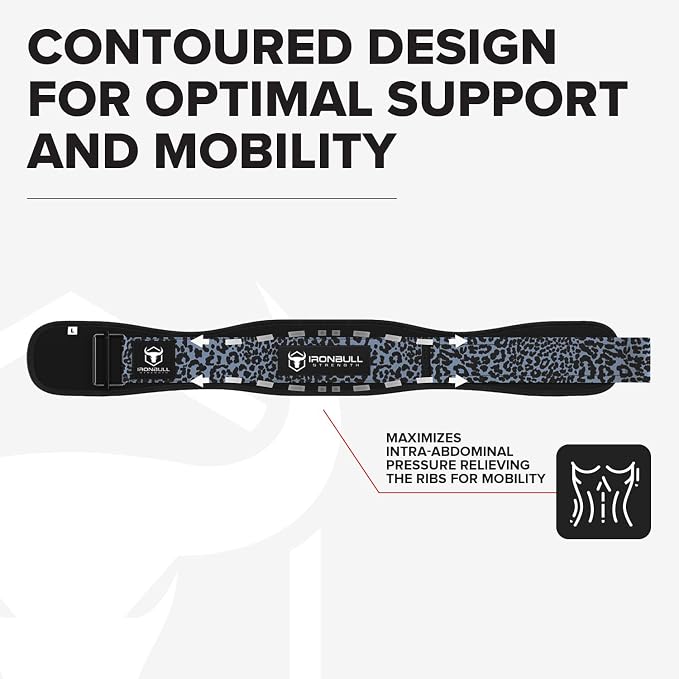 Weight Lifting Belt for Men and Women - Great for Squats, Deadlift, Lunge, Exercises and Training - Best for Olympic, Cross-Training and Bodybuilding Workout