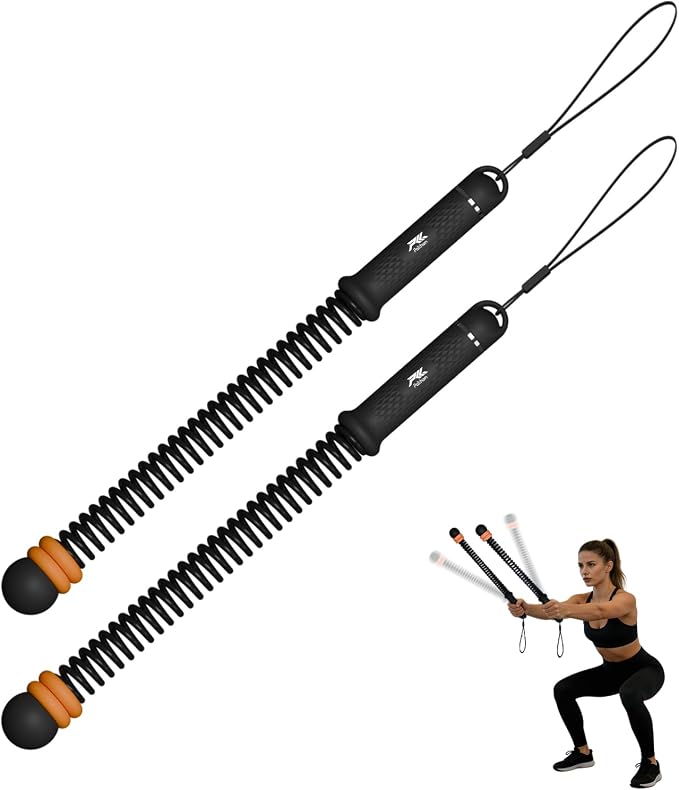 Cordless Battle Ropes with Adjustable Resistance Springs | Ultra-Portable Cordless Battle Ropes