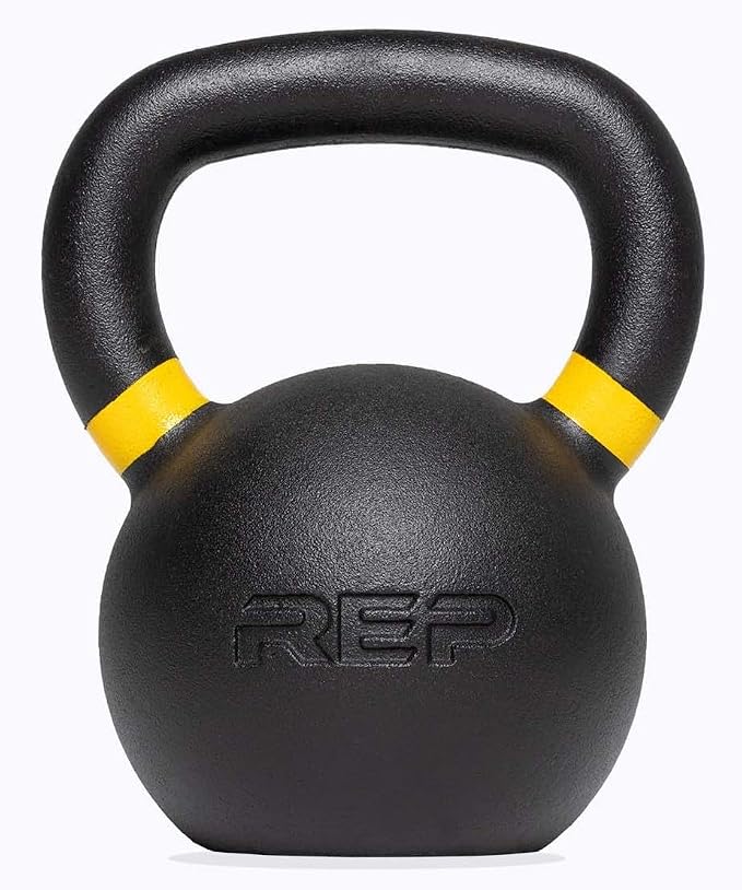 REP Fitness Kettlebell Set and Singles, 4kg to 24kg, 9lb to 53lb Weight Range, Cast Iron, Strength Exercise Training, Home Gym, Power Workout Equipment, Free Weights, Dumbbell Alternative