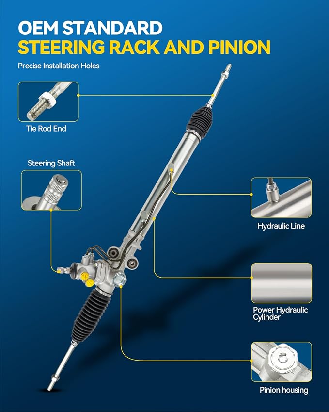 PHILTOP Power Steering Rack and Pinion Assembly for 2001-2005 IS300 | No.262622, 4425053020, 4550329785, 4420053051, 4425053050