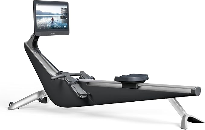 Hydrow Origin Rowing Machine for Home with Immersive 22'' Rotating HD Touchscreen - Live Row Machine Home Workout, Magnetic Drag Technology, 375lb Weight Capacity Rower - 30-Day Trial & Year Warranty