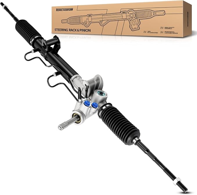 Torchbeam Power Steering Rack & Pinion Assembly Fit for 2007-2012 Caliber, 2007-2017 Patriot/Compass FWD, Hydraulic System Steering, Replaces OEM 22-383