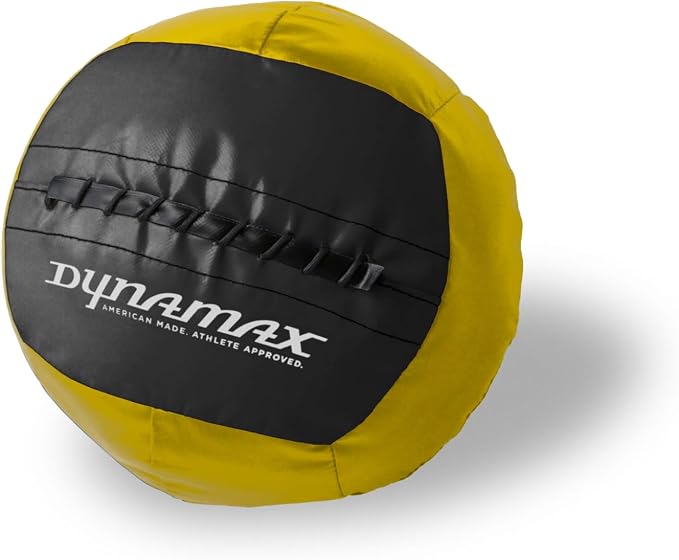 Dynamax Mini Medicine Ball, 2–12 lb Soft Shell Wall Ball, 10-Inch Weighted Exercise Ball for Strength Training, Core Workouts, Conditioning & Functional Fitness