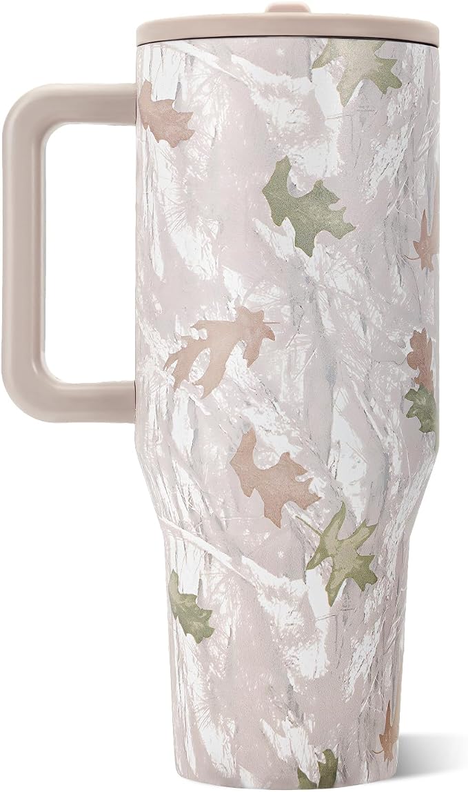 HydroJug Traveler 40oz, Insulated Tumbler with Handle & Straw, Camo