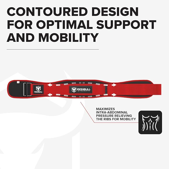 Weight Lifting Belt for Men and Women - Great for Squats, Deadlift, Lunge, Exercises and Training - Best for Olympic, Cross-Training and Bodybuilding Workout
