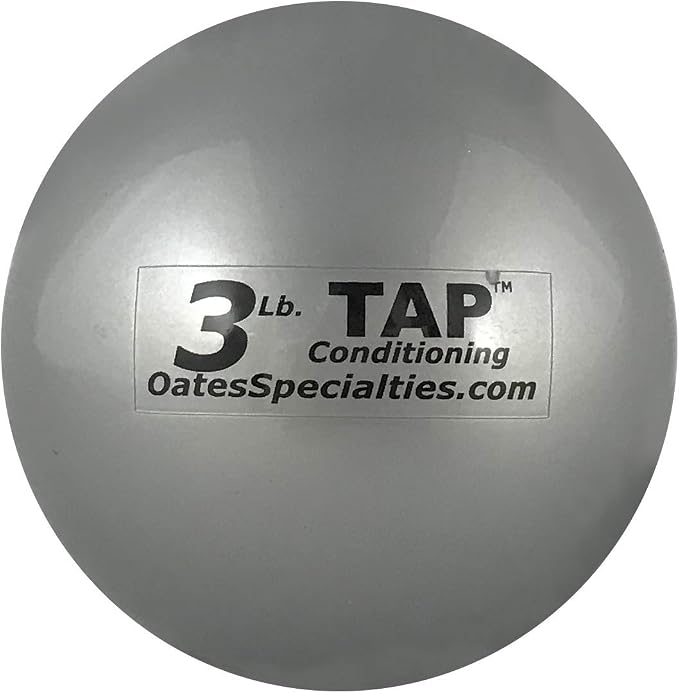 TAP Conditioning Mini-Medicine Ball | Used As a Replacement for Small Dumbbells | Used for Indoor Shot Put (Training Only) | Increase Grip Strength | Use for Slams, Tosses, and Throws