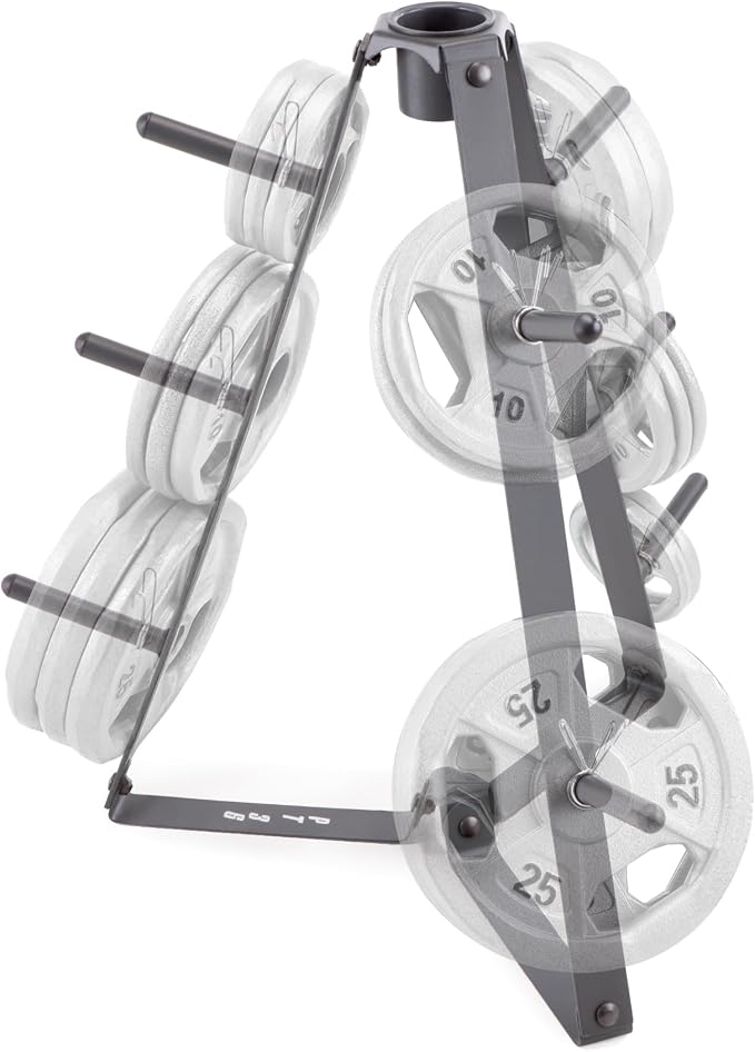 Marcy Plate Tree for Standard Size Weight Plates/Storage Rack for Exercise Weights PT-36