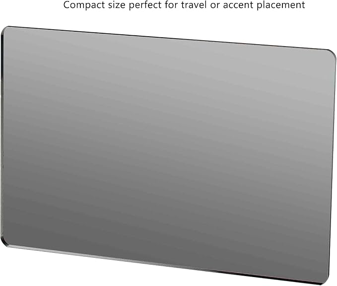 Marketing Holders 4 Pack Acrylic Mirror Sheet 3" x 5" Plexiglass Decorative Tile Reflective Surface Plate for Decor and Tabletop Retail Product Display Showcases